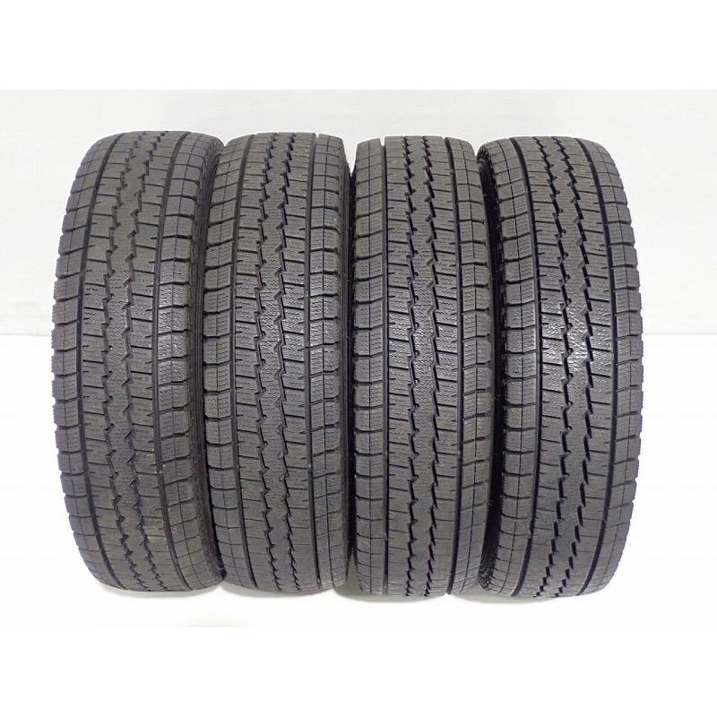 中古 165R13 8PR LT スタッドレスタイヤ 4本セット ダンロップ  