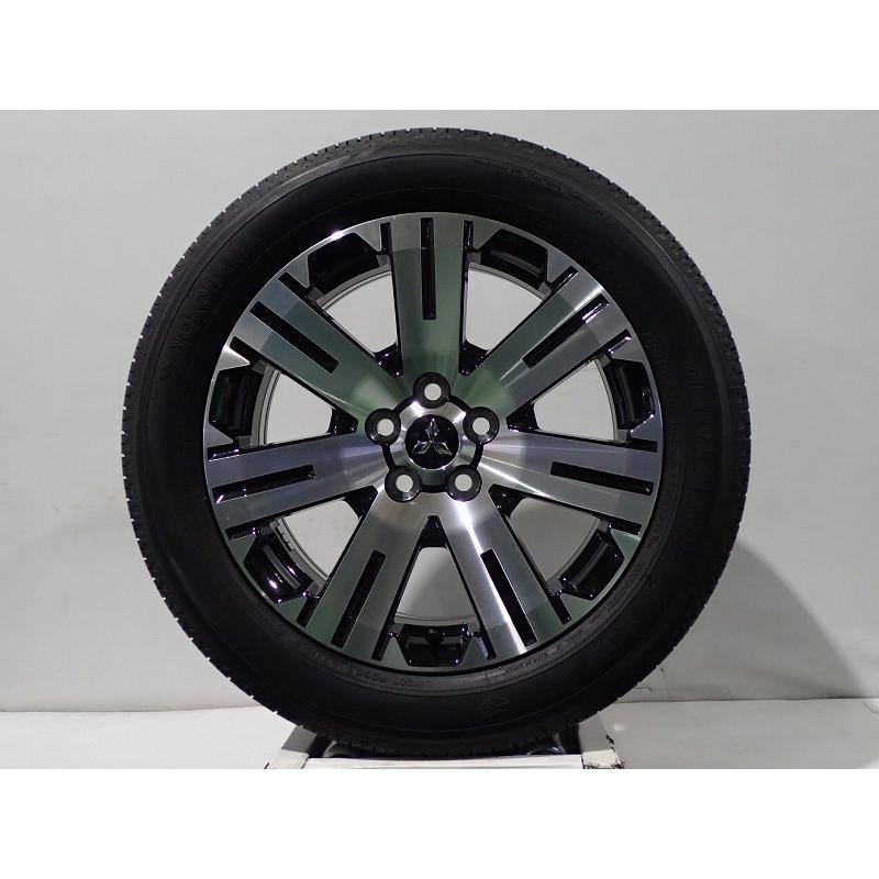 25〜31日P10倍 中古 225/55R18 サマータイヤ ホイール 4本セット ヨコハマ ジオランダーSUV G055 1870+38-5H114.3 ミツビシ 18インチ 純正 ST 新車外し｜jms-resalegarage｜02