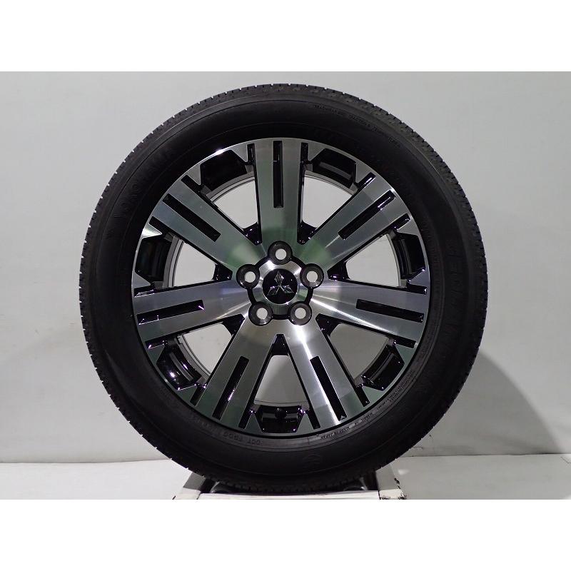 25〜31日P10倍 中古 225/55R18 サマータイヤ ホイール 4本セット ヨコハマ ジオランダーSUV G055 1870+38-5H114.3 ミツビシ 18インチ 純正 ST 新車外し｜jms-resalegarage｜03