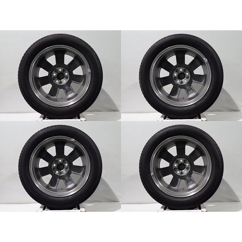 25〜31日P10倍 中古 225/55R18 サマータイヤ ホイール 4本セット ヨコハマ ジオランダーSUV G055 1870+38-5H114.3 ミツビシ 18インチ 純正 ST 新車外し｜jms-resalegarage｜07