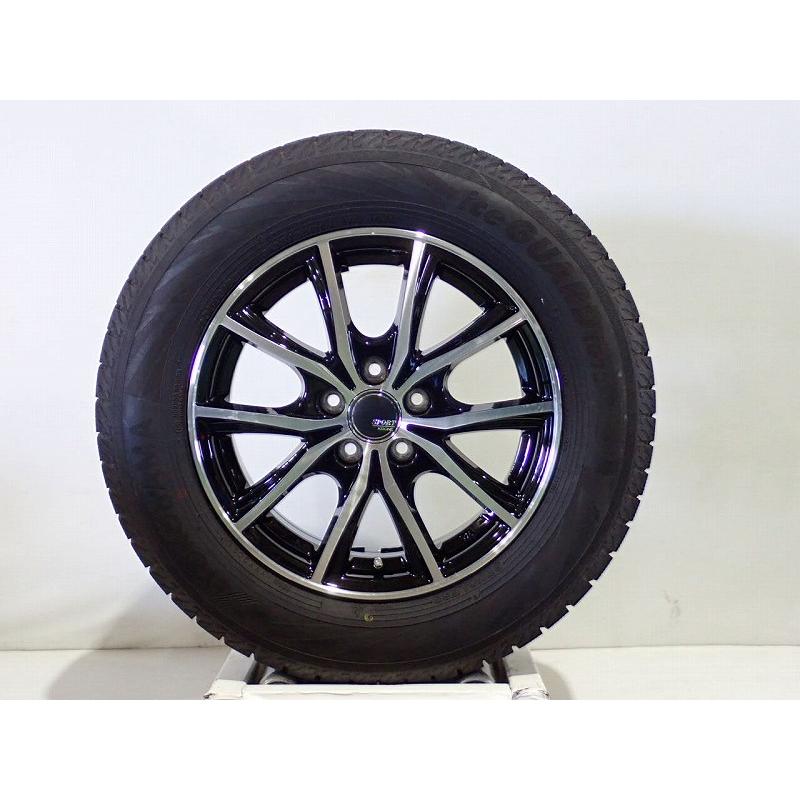 中古 195/65R15 スタッドレスタイヤ ホイール 4本セット ヨコハマ