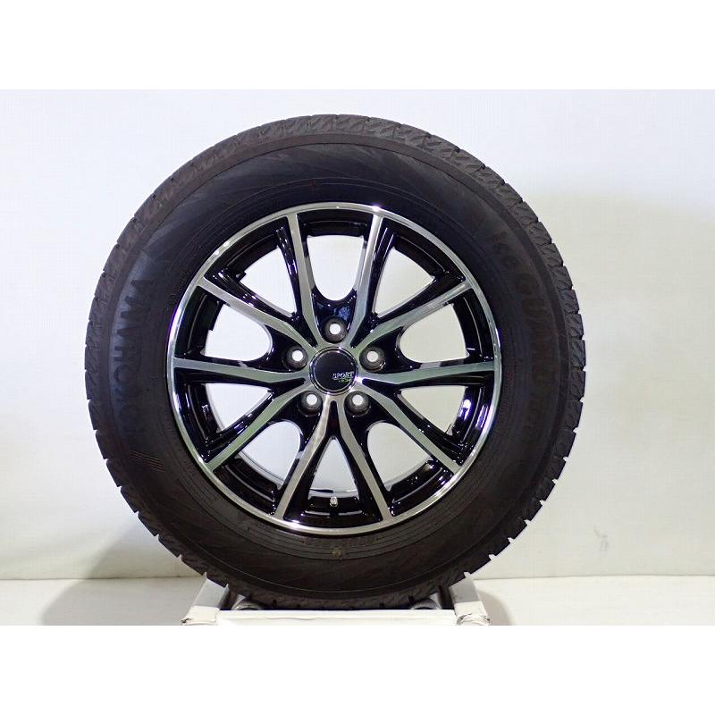 中古 195/65R15 スタッドレスタイヤ ホイール 4本セット ヨコハマ 