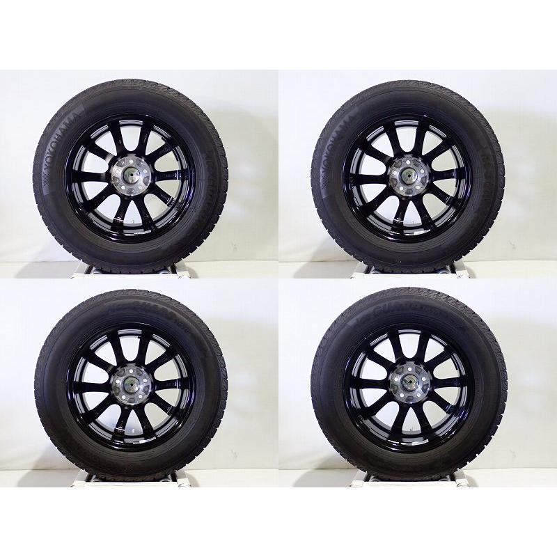 ●YOKOHAMA アイスガード195/65R15 ●タイヤホイール付●中古● 中古 195/65R15 スタッドレスタイヤ ホイール 4本セット ヨコハマ