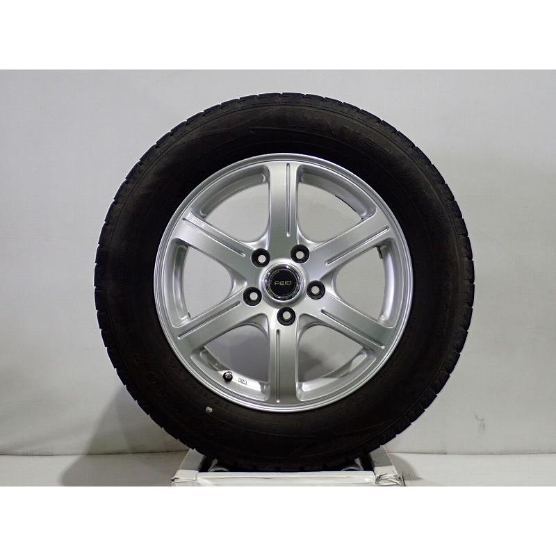 5/9〜15P15倍 中古 215/60R16 スタッドレスタイヤホイール4本セット DL ウインターマックスWM02 1665+38-5H114.3 ブリヂストン FEID 16インチ 215/60-16｜jms-resalegarage｜04