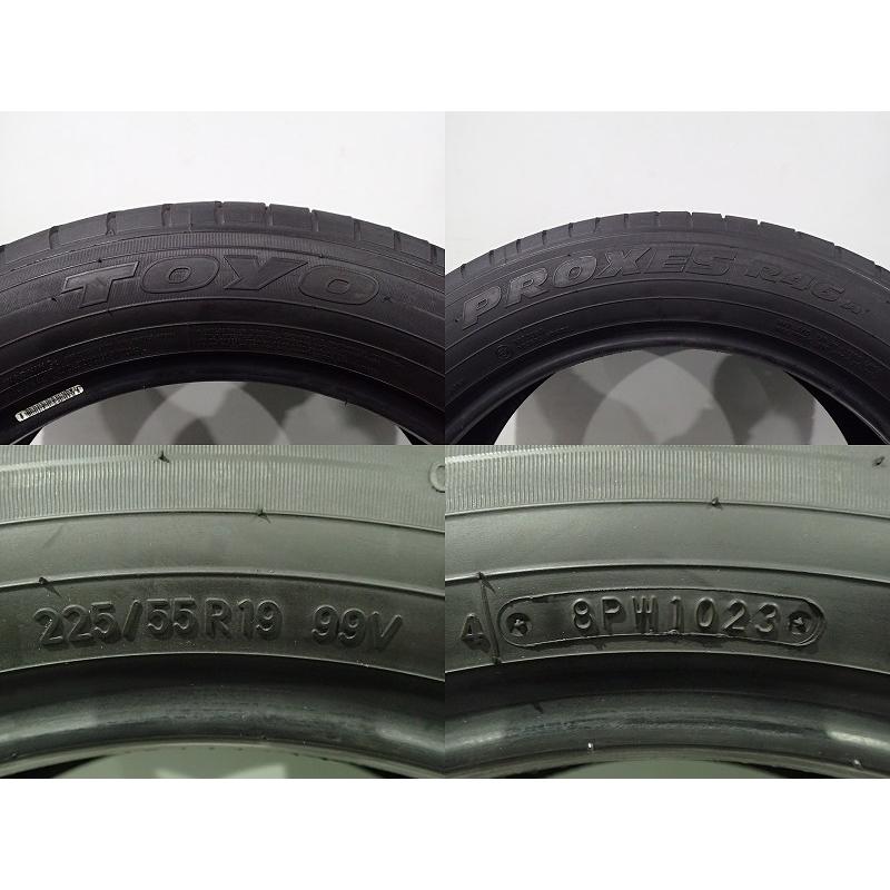 中古 225/55R19 サマータイヤ 4本セット トーヨー プロクセスR46A 19インチ 225/55-19｜jms-resalegarage｜06