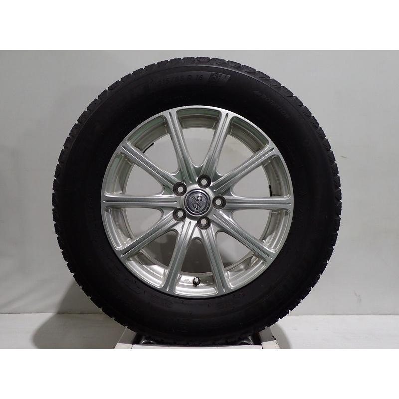 ミシュラン 中古 215/65R16 スタッドレスタイヤ ホイール 4本セット X 