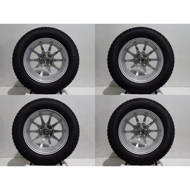 中古 195/65R15 スタッドレスタイヤ ホイール 4本セット ピレリ アイスアシンメトリコプラス 1560+45-5H114.3 フメイ AL 15インチ 195/65-15｜jms-resalegarage｜07