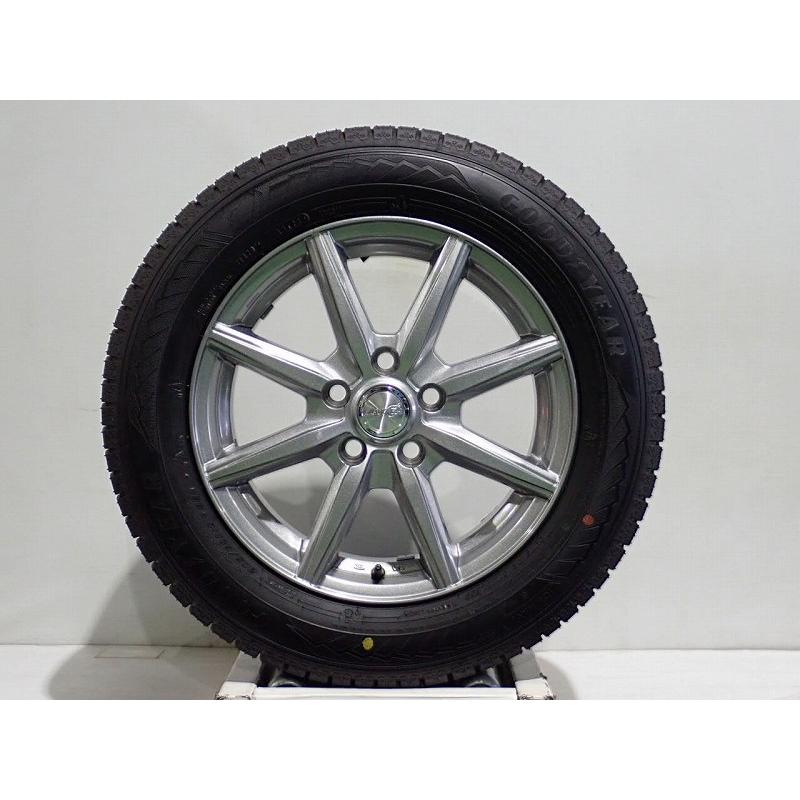 中古 205/60R16 スタッドレスタイヤホイール4本セット GY アイスナビ8 1665+38-5H114.3 ヨコハマ レイシア 16インチ 純正 ST 205/60-16｜jms-resalegarage｜02