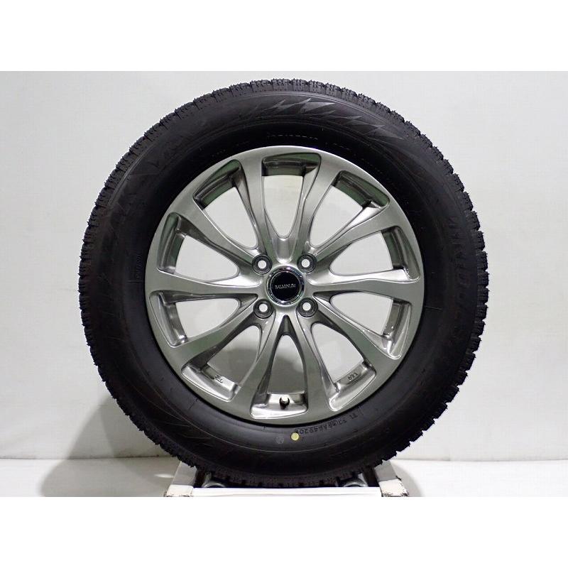 5/9〜15P15倍 中古 195/65R16 スタッドレスタイヤホイール4本セット ブリヂストン ブリザックVRX2 1660+40-4H100 ブリヂストン バルミナ 16インチ 195/65-16｜jms-resalegarage｜04