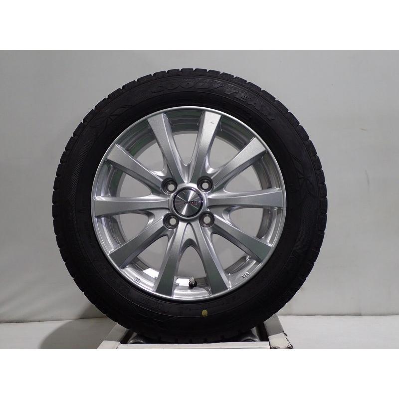 グッドイヤー（GOODYEAR） 中古 165/65R14 スタッドレスタイヤホイール 