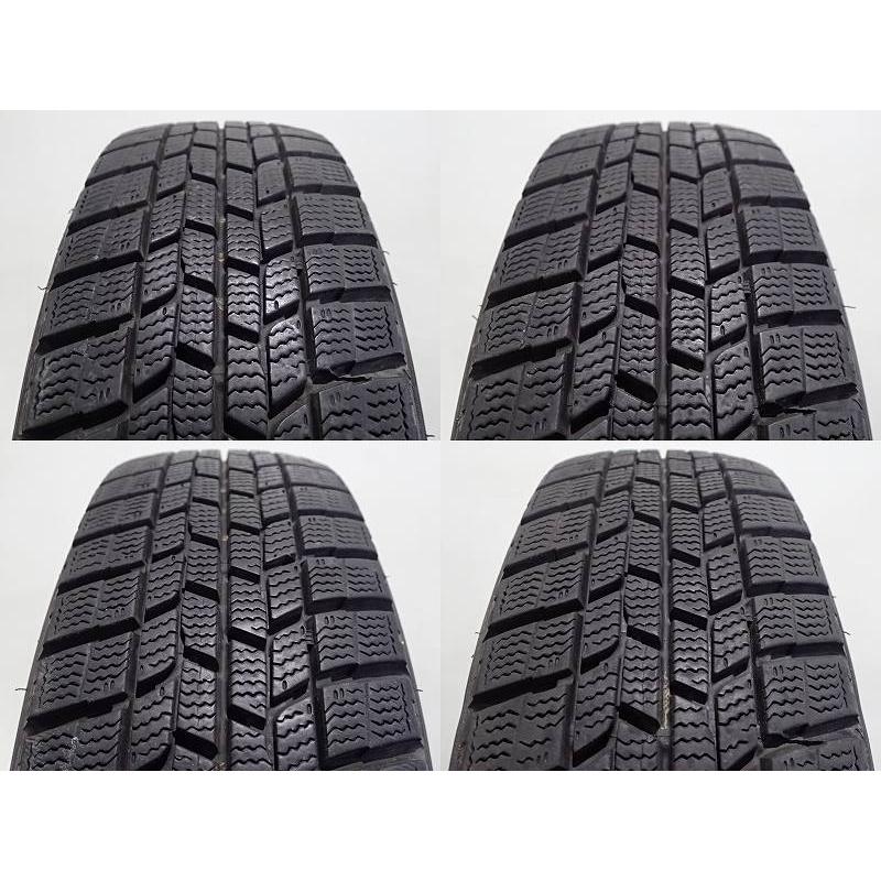 グッドイヤーアイスナビ4本セット中古 グッドイヤー（GOODYEAR） 中古 165/65R14 スタッドレスタイヤホイール