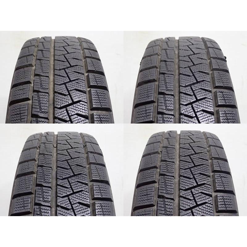 中古 165/55R15 スタッドレスタイヤ ホイール 4本セット ピレリ アイスアシンメトリコ 1545+45-4H100 イエローハット アベリア  15インチ 165/55-15｜jms-resalegarage｜05