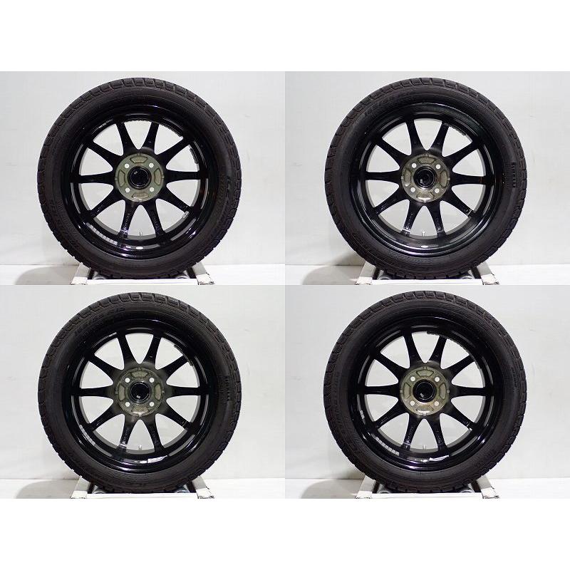 中古 165/55R15 スタッドレスタイヤ ホイール 4本セット ピレリ アイスアシンメトリコ 1545+45-4H100 イエローハット アベリア  15インチ 165/55-15｜jms-resalegarage｜08