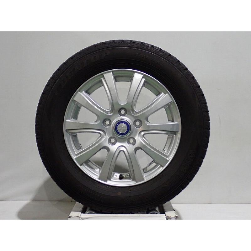 中古15インチスタッドレスタイヤホイール4本セット 深溝