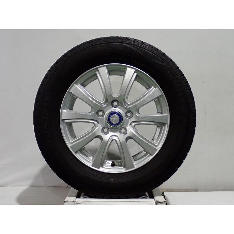 中古 195/65R15 スタッドレスタイヤ ホイール 4本セット ダンロップ  