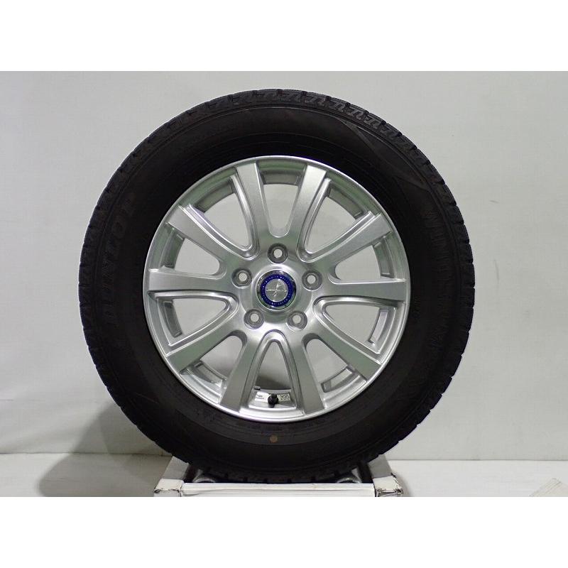 11/14〜21P10倍 中古 195/65R15 スタッドレスタイヤ ホイール 4本 
