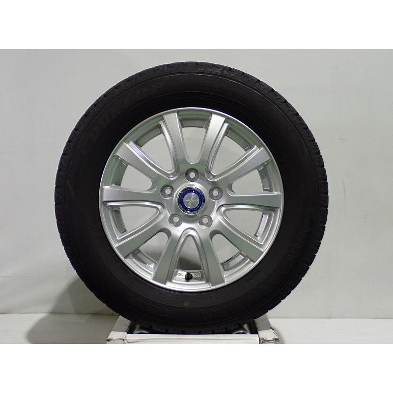 11/1〜11P5倍 中古 195/65R15 スタッドレスタイヤ ホイール 4本 