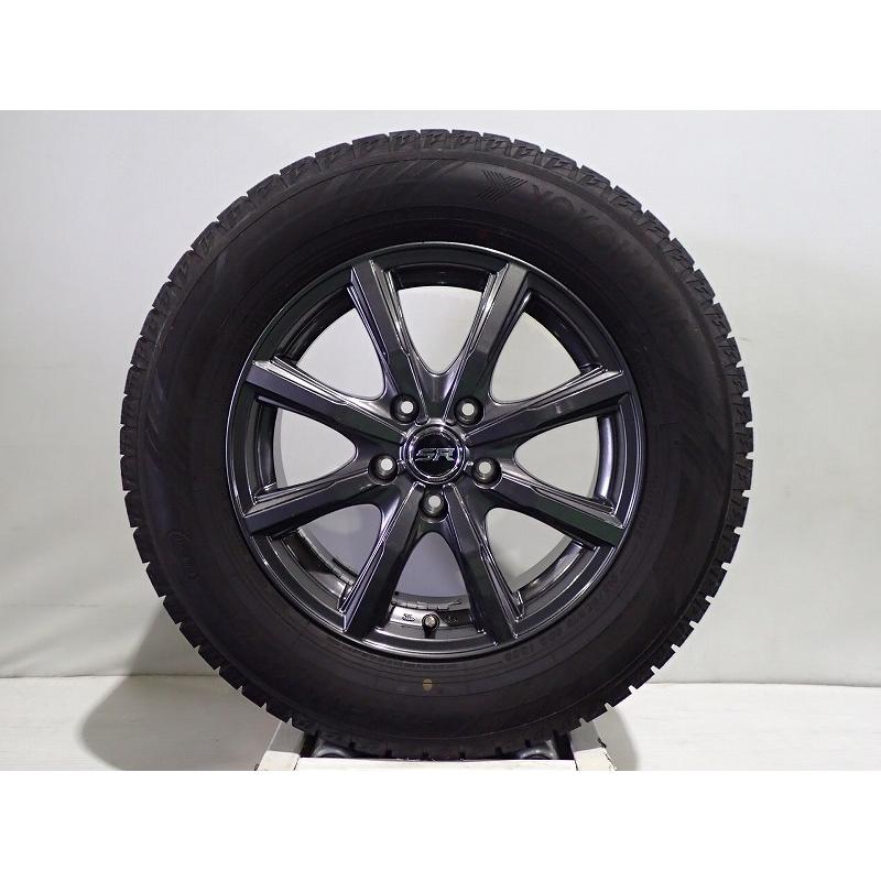 中古 215/65R16 スタッドレスタイヤ ホイール 4本セット ヨコハマ アイスガードIG60 1665+38-5H114.3 フメイ SR  16インチ 215/65-16｜jms-resalegarage｜04