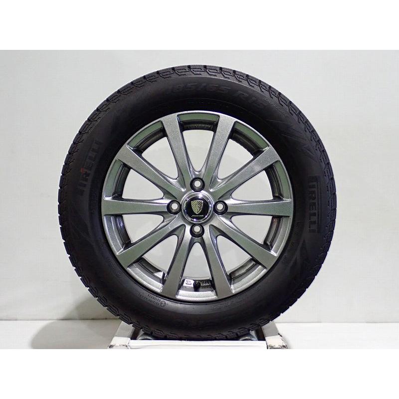 マルカサービス 中古 185/65R15 スタッドレスタイヤホイール4本セット 