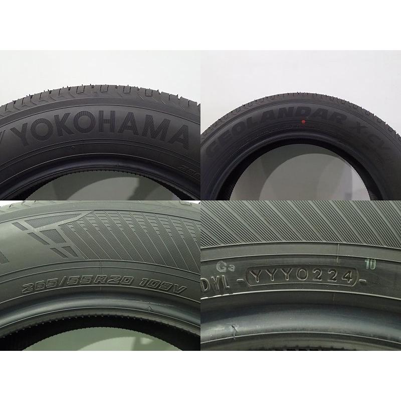 中古 265/55R20 サマータイヤ 4本セット ヨコハマ ジオランダーX-CV