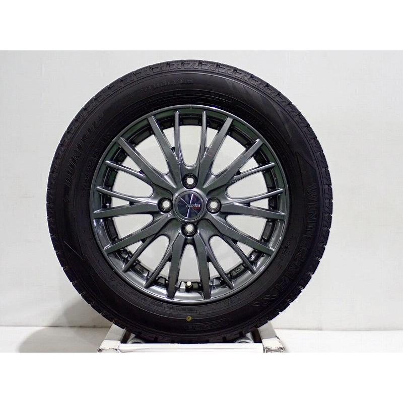 中古 175/65R15 スタッドレスタイヤ ホイール 4本セット ダンロップ ウインターマックスWM02 1555+42-4H100 ウェッズ ラブリオンRM01  15インチ｜jms-resalegarage｜02