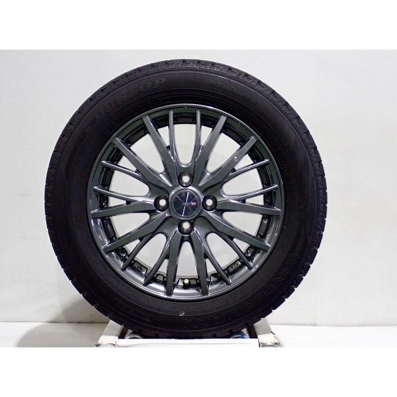 中古 175/65R15 スタッドレスタイヤ ホイール 4本セット ダンロップ ウインターマックスWM02 1555+42-4H100 ウェッズ ラブリオンRM01  15インチ｜jms-resalegarage｜04