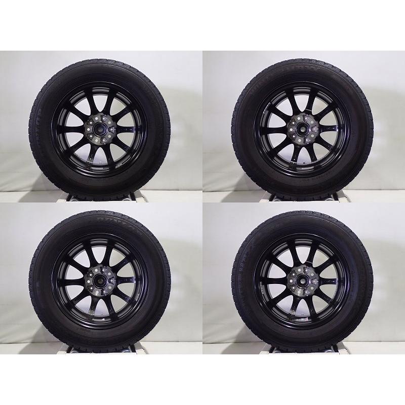 DUNLOP（ダンロップ） 中古 195/65R15 スタッドレスタイヤホイール4本 