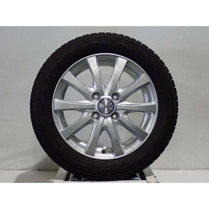 中古 165/60R14 スタッドレスタイヤ ホイール 4本セット ヨコハマ アイスガードIG70 1445+45-4H100 ウェッズ ラブリオンRS01 14インチ 165/60-14｜jms-resalegarage｜02