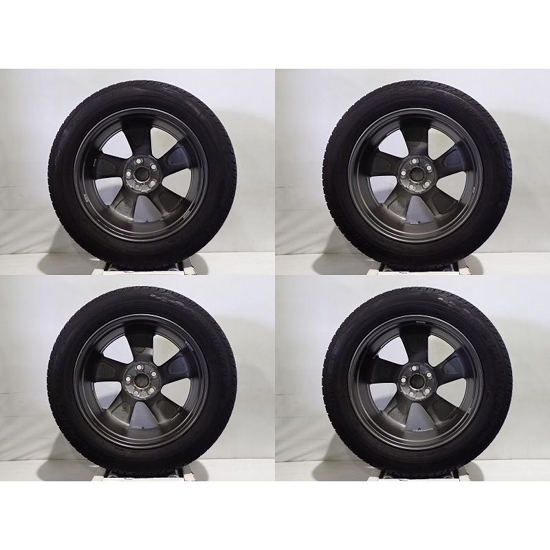 ☆マーサ☆DUNLOP 225/60R18 タイヤ・ホイールセット 4本 DUNLOP 中古 225/60R18 サマータイヤ ホイール 4本セット