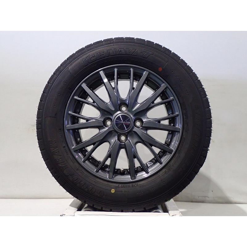 グッドイヤー夏タイヤ185/65R14+ウェッズアルミホイール