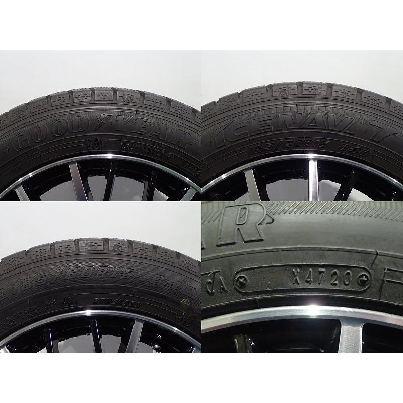 グッドイヤー（GOODYEAR） 中古 185/60R15 スタッドレスタイヤ 