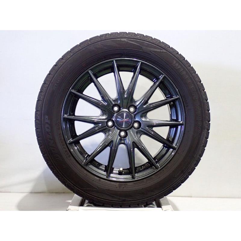 DUNLOP（ダンロップ） 中古 205/55R16 スタッドレスタイヤ ホイール 4