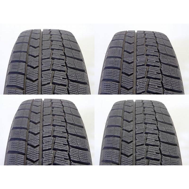 DUNLOP（ダンロップ） 中古 205/55R16 スタッドレスタイヤ ホイール 4