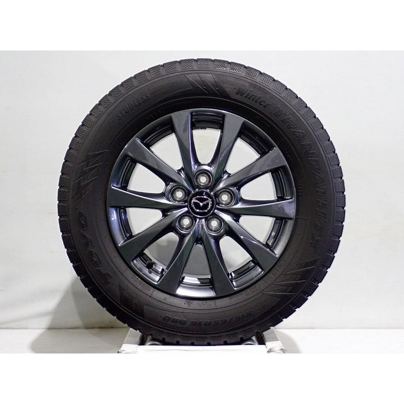 マツダ（Mazda） 中古 215/65R16 スタッドレスタイヤ ホイール 4本 