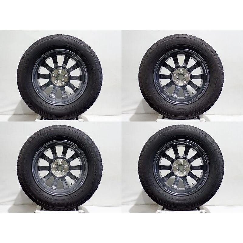 CX-30 RVR ビーゴJ200系など 215/65R16 スタッドレスタイヤ マツダ（Mazda） 中古 215/65R16 スタッドレスタイヤ ホイール 4本