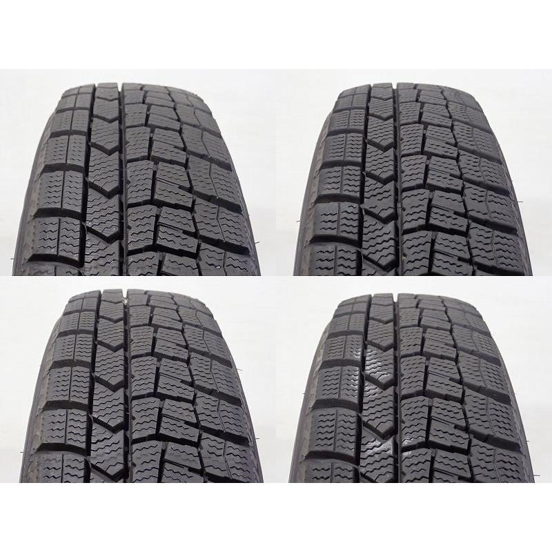 DUNLOP（ダンロップ） 中古 155/65R14 スタッドレスタイヤホイール 4本