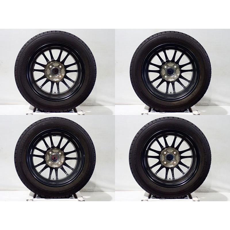 DUNLOP（ダンロップ） 中古 155/65R14 スタッドレスタイヤホイール 4本
