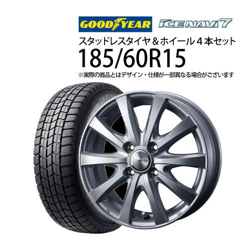 11/14〜21P5倍 185/60R15 スタッドレスタイヤホイール4本セット 