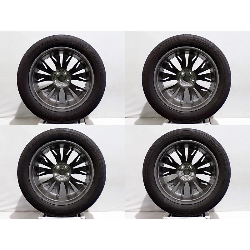 クラウン 中古 225/55R19 サマータイヤ 4本セット トーヨー プロクセス