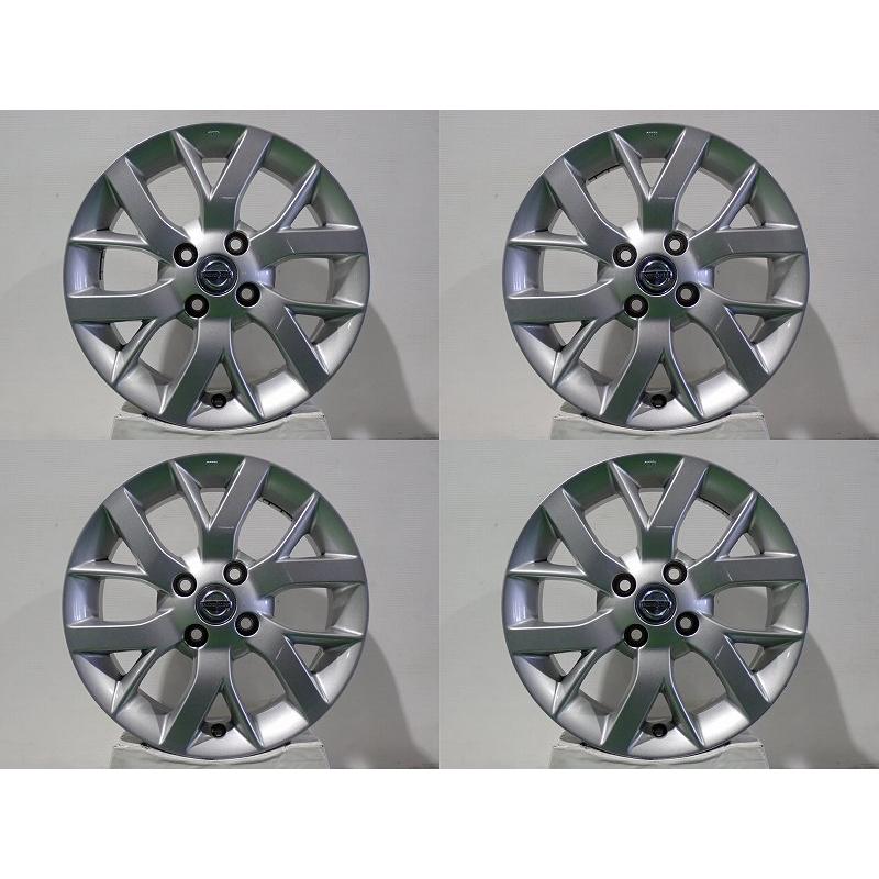 中古 1555+40-4H100 アルミホイール 4本セット 日産 E12系 ノート 15 