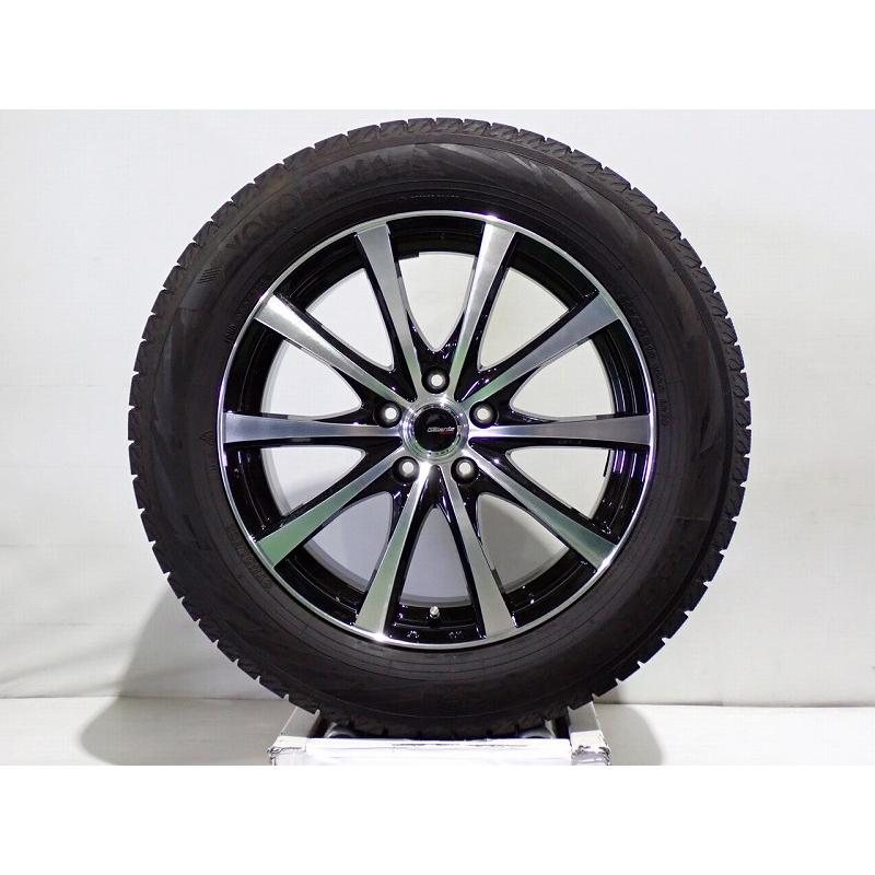 中古 225/60R18 スタッドレスタイヤ アルミホイール 4本セット 