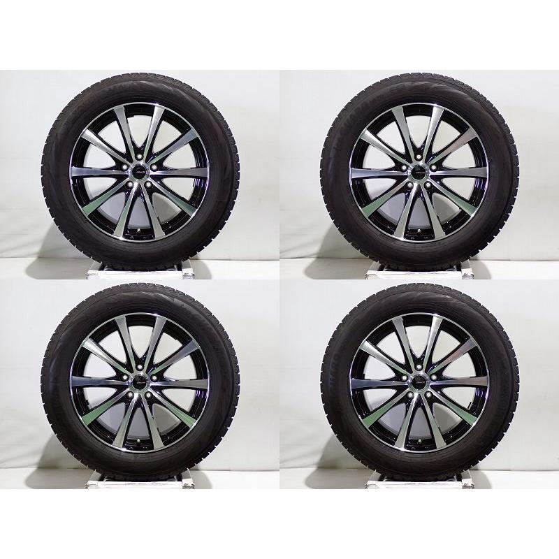 中古 225/60R18 スタッドレスタイヤ アルミホイール 4本セット 