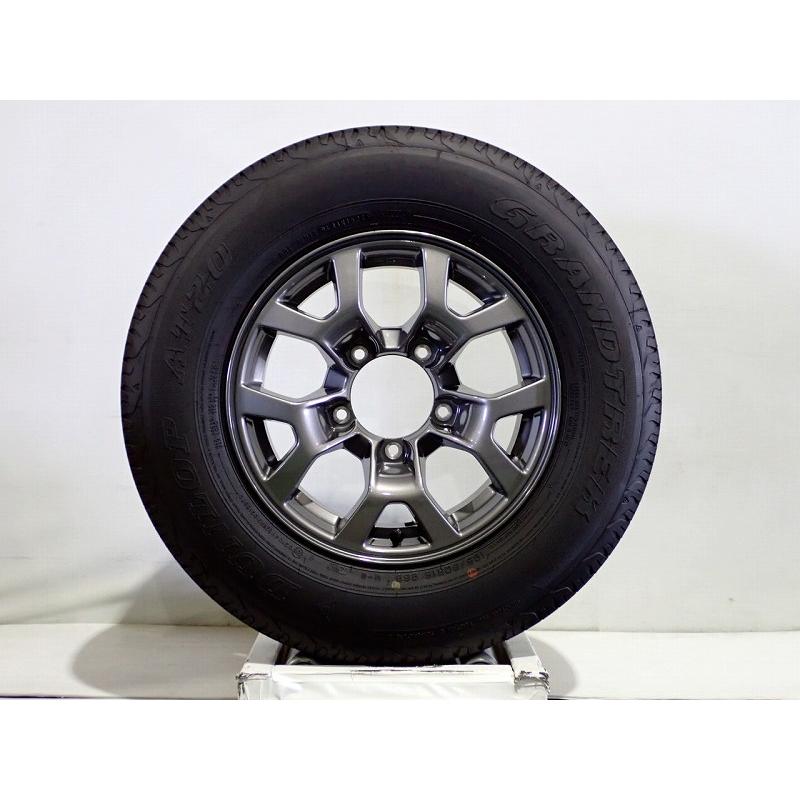 ジムニーシエラJB74純正ダンロップ アルミホイール付きタイヤ4本+鉄