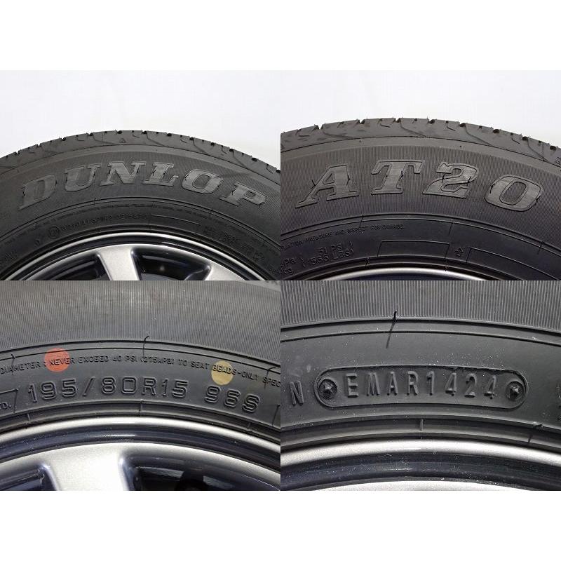 ダンロップサマータイヤ195／80R15 96S深溝