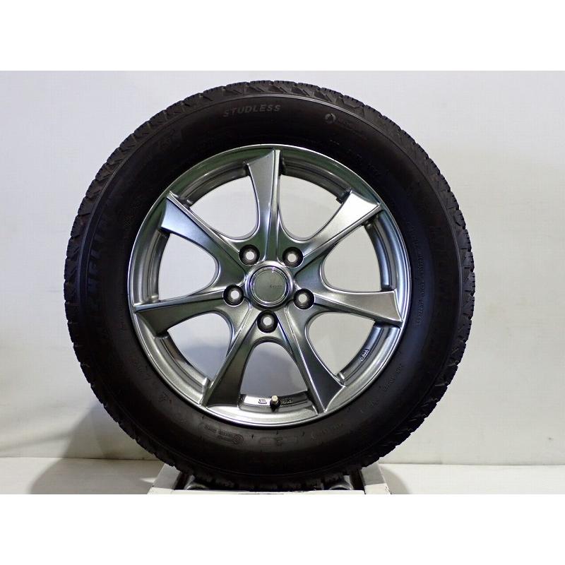 中古 205/60R16 スタッドレスタイヤ アルミホイール 4本セット  