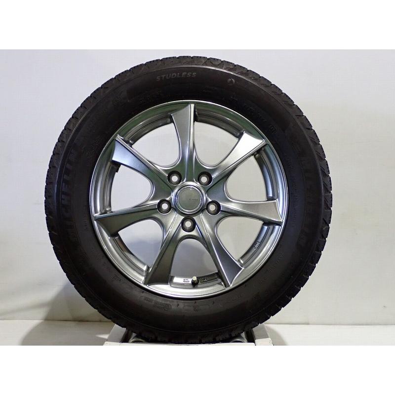 中古 205/60R16 スタッドレスタイヤ アルミホイール 4本セット 