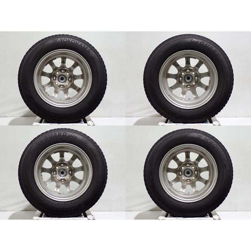 155/80R13 ice GUARD ig60 13インチ アルミホイール2本 30%オフクーポン中古 155/80R13 スタッドレスタイヤ アルミ