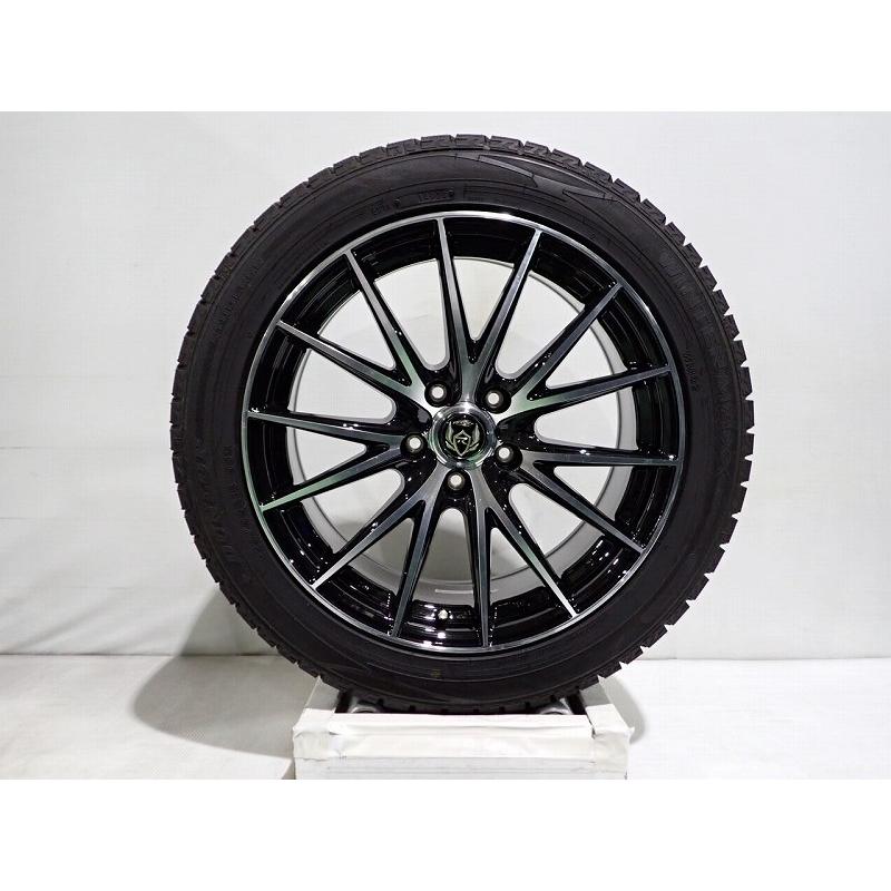 DUNLOP（ダンロップ） 中古 225/50R18 スタッドレスタイヤアルミ4本 
