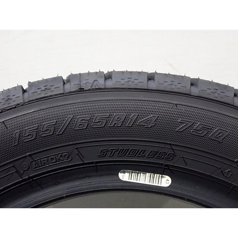 グッドイヤー 155/65R14 スタッドレスタイヤ 4本セット アイス