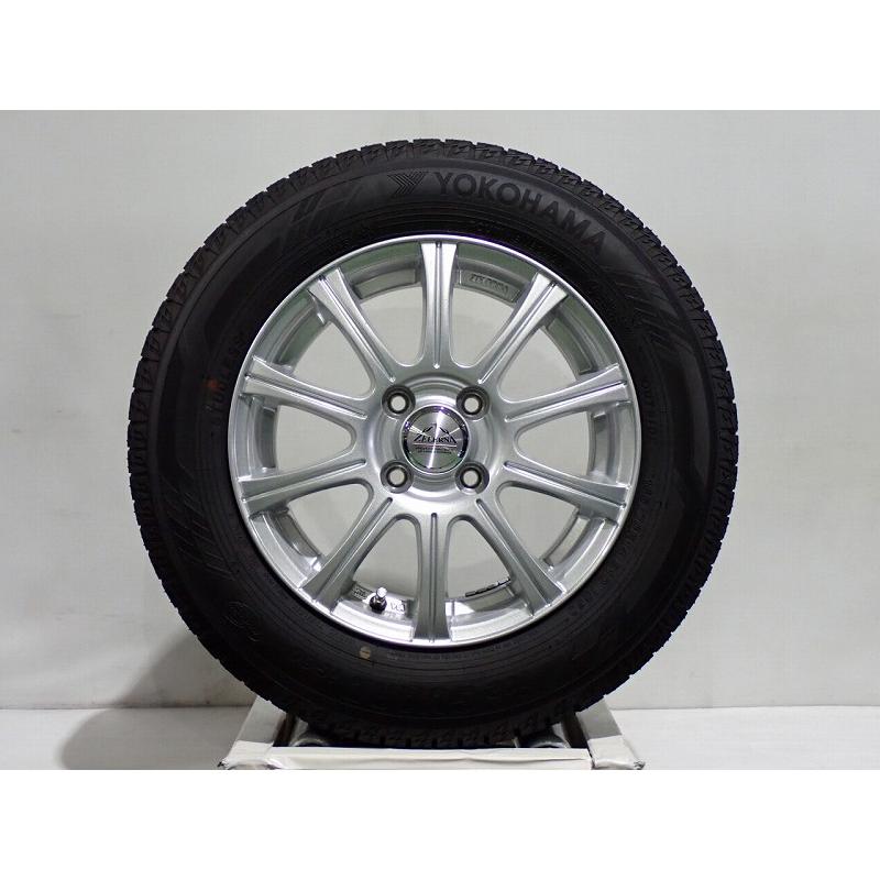 中古 165/70R14 スタッドレスタイヤアルミ 4本セット ヨコハマ アイス 
